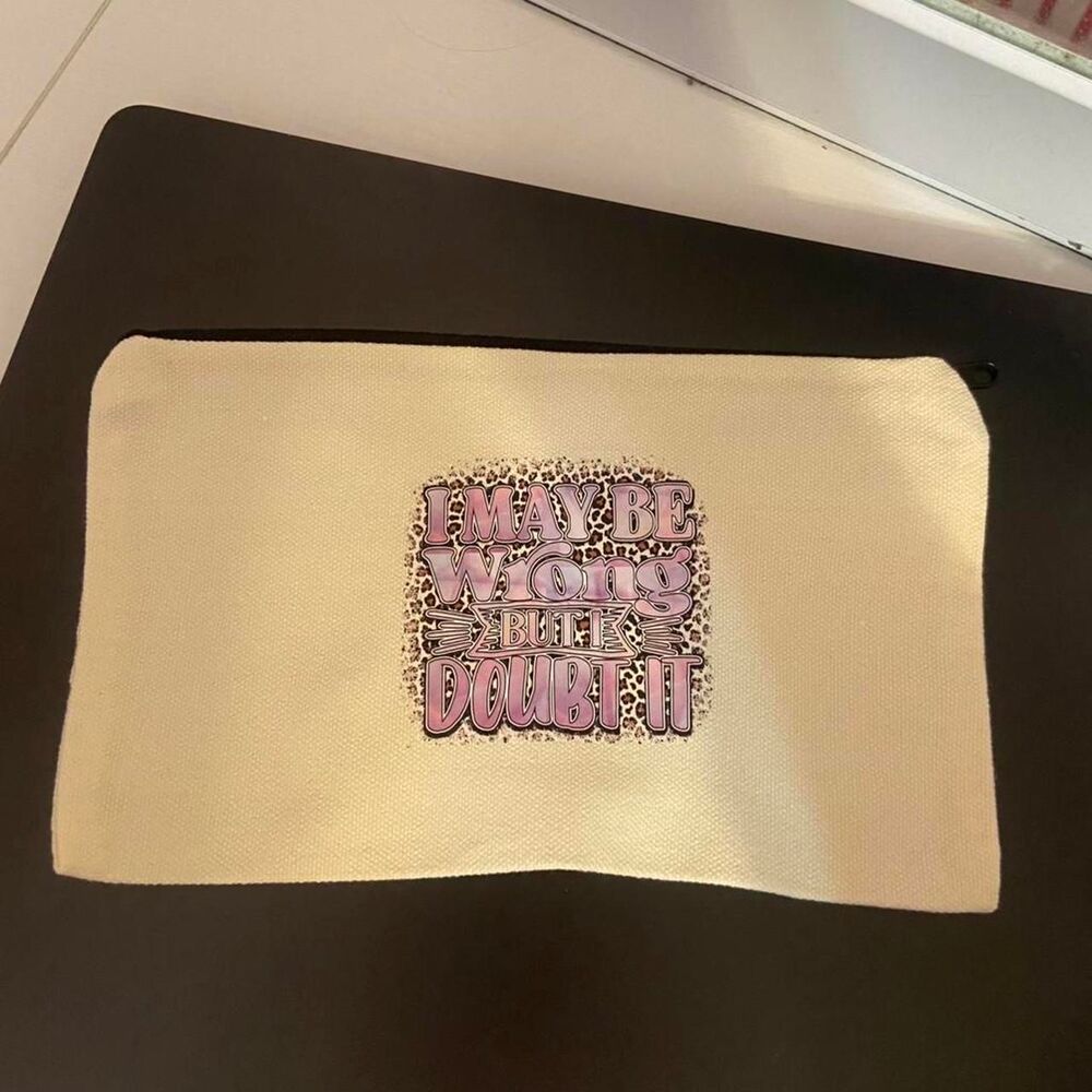 Saying Zipper Pouch